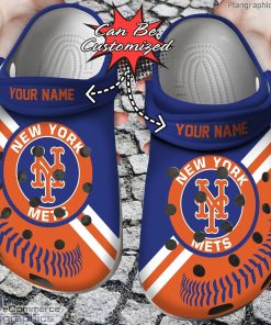 personalized name baseball new york mets crocs clog shoes loXVJ