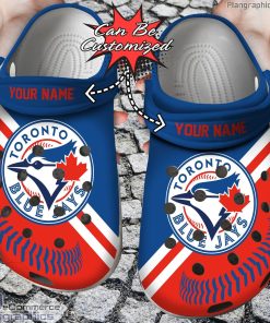 personalized name baseball toronto blue jays crocs clog shoes YZ0yo