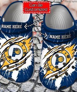 personalized name logo basketball indiana pacers claw crocs clog shoes WwKjX