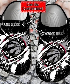 personalized name logo basketball toronto raptors claw crocs clog shoes VQcXh