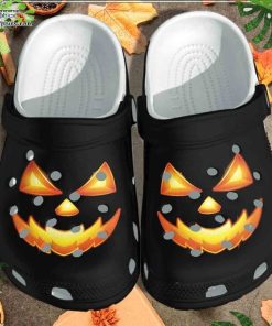 pumpkin face cosplay halloween shoes clogs crocs lwDkq