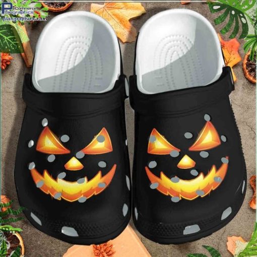 pumpkin face cosplay halloween shoes clogs crocs lwDkq