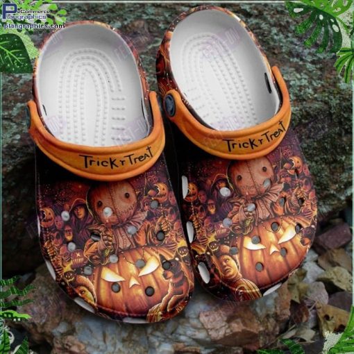pumpkin trick r treat sam horror movies halloween crocs classic clogs shoes b54A0