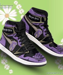 purple orca jd sneakers black clover custom anime shoes 237 NRHG6
