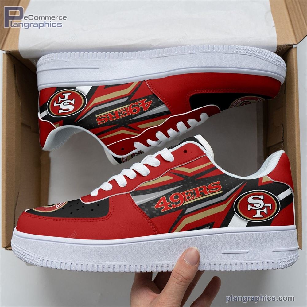 San Francisco 49ers Air Sneaker Custom Force Shoes - Plangraphics