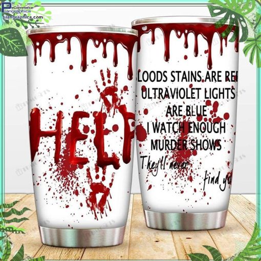 scary blood halloween tumblers cup travel stainless steel coffee mugs 48 zfP4F