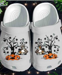sloth is eating pumpkin shoes clog halloween crocs crocband clog 1hhU1