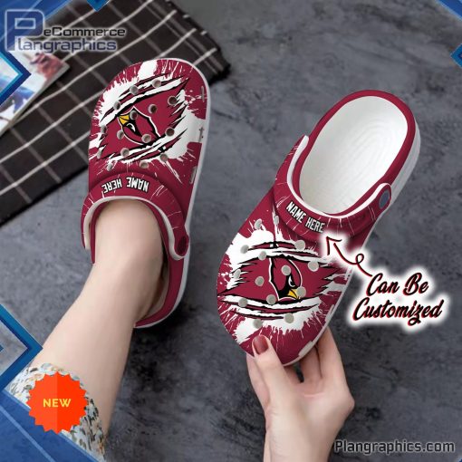 st louis cardinals crocs personalized acardinals football ripped claw clog shoes 3 PaRCl