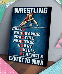 success wrestling expect to win matte wall art canvas and poster IBnPl