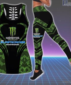 supercross x monster energy hollow tank top leggings 5 sHJuf