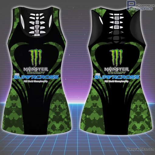 supercross x monster energy hollow tank top leggings 64 5FI8Y