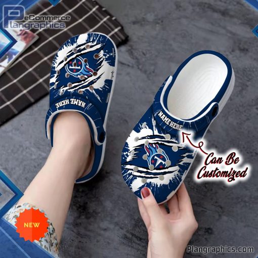 tennessee titans crocs personalized ttitans football ripped claw clog shoes 1 g3XfD