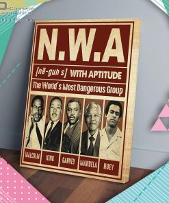 the worlds most dangerous group with aptitude nwa matte wall art canvas and poster BLjmC