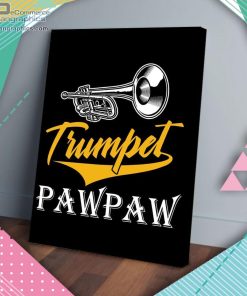 trumpet pawpaw matte wall art canvas and poster JoY4T