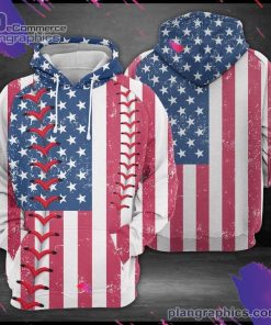 us flag baseball 3d printed hoodie gXx0S