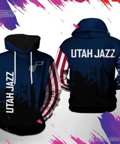 utah jazz nba team us 3d printed hoodie 7y8Tb