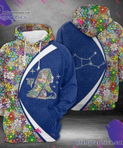 virgo horoscope flower 3d printed hoodie gwf3F