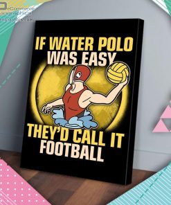water polo football matte wall art canvas and poster kHzbQ