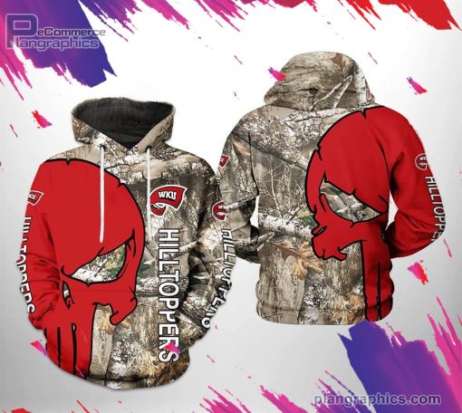 western kentucky hilltoppers ncaa camo veteran hunting 3d printed hoodie 6nmZQ