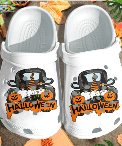 witch gnomes car pumpkin crocs shoes clog happy halloween crocs crocband clog GW9MU