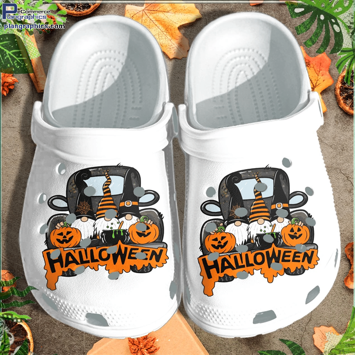 Witch Gnomes Car Pumpkin Crocs Shoes Clog - Happy Halloween Crocs ...