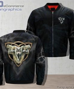 wolf native american bomber jacket dHVRX