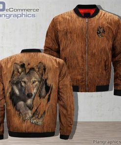 wolf of wall street cast wolf 3d bomber jacket native HzPGm