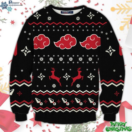 akatsuki christmas unisex all over print sweater LGBlI