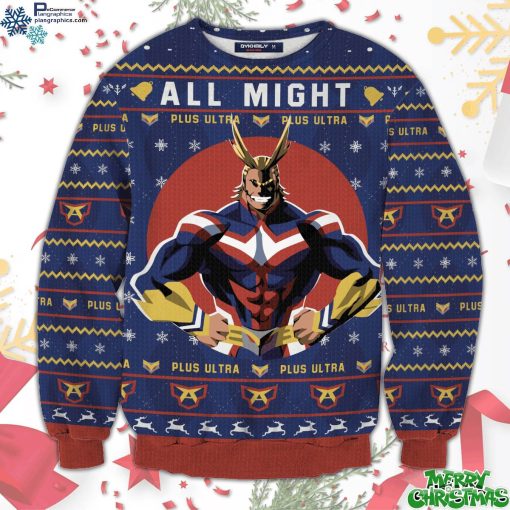 all might christmas unisex all over print sweater l7FcY