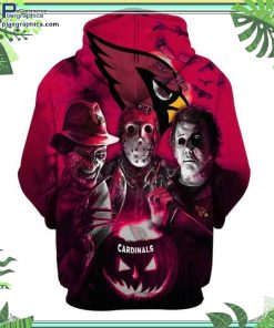 arizona cardinals nfl horror halloween hoodie and zip hoodie isl3c