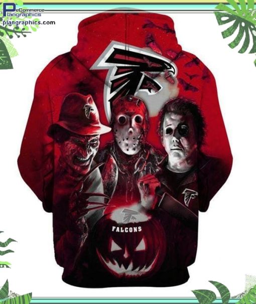 atlanta falcons nfl horror halloween hoodie and zip hoodie tEo6Z
