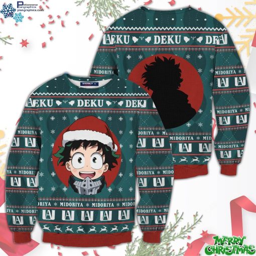 baby deku christmas unisex all over print sweater SVbDS