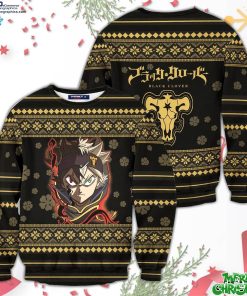 black clover christmas unisex all over print sweater NE4yC
