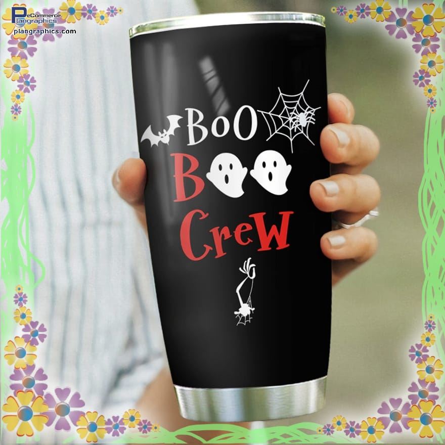 Boo Boo Crew Happy Halloween Patterns Boo Ghost Scary Stainless Steel Tumbler