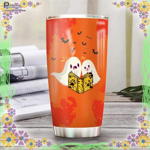 boooks funny ghost halloween puns boo ghost tumbler 13 jegYY
