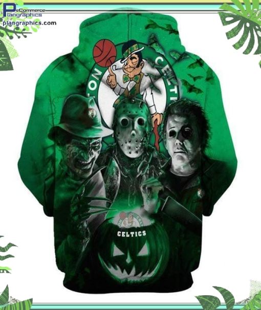 boston celtics nba horror halloween hoodie and zip hoodie IMDa7