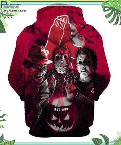 boston red sox mlb horror halloween hoodie and zip hoodie sbq9j