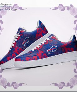 buffalo bills nfl hibiscus hawaiian flowers air force 1 af1 sneakers shoes 49 8duDh