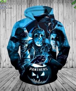 carolina panthers halloween horror night hoodie and zip hoodie 59nwC