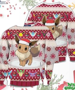 christmas eeveelution unisex all over print sweater YS6Gg