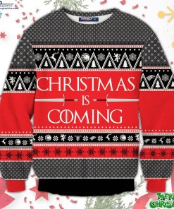 christmas is coming unisex all over print sweater SGb5s