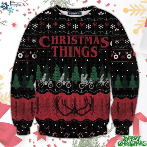 christmas things unisex all over print sweater 8OI1X