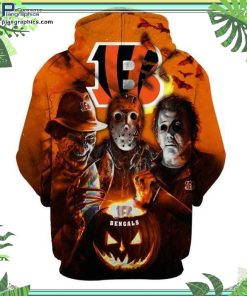 cincinnati bengals nfl horror halloween hoodie and zip hoodie NHR9B