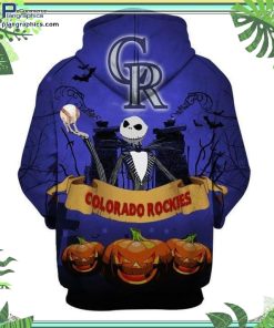colorado rockies mlb jack skellington halloween hoodie and zip hoodie wfSow