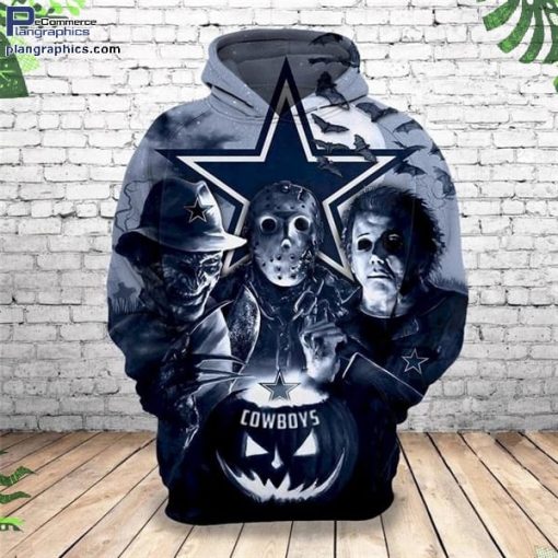 dallas cowboys halloween horror night hoodie and zip hoodie M4JZm