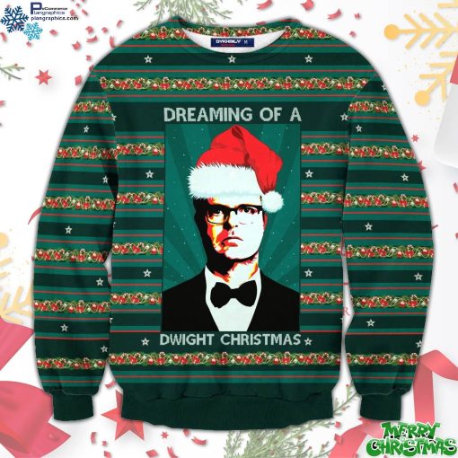 dwight christmas unisex all over print sweater MyUZN