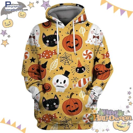 ghost black cat pumpkin hoodie f9ZQ8