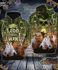 ghost i boo what i want halloween multicolor hoodie OnOcQ