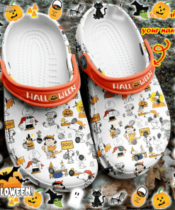 halloween boo pattern crocs shoes ovD9g