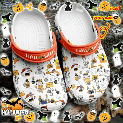 halloween boo pattern crocs shoes ovD9g